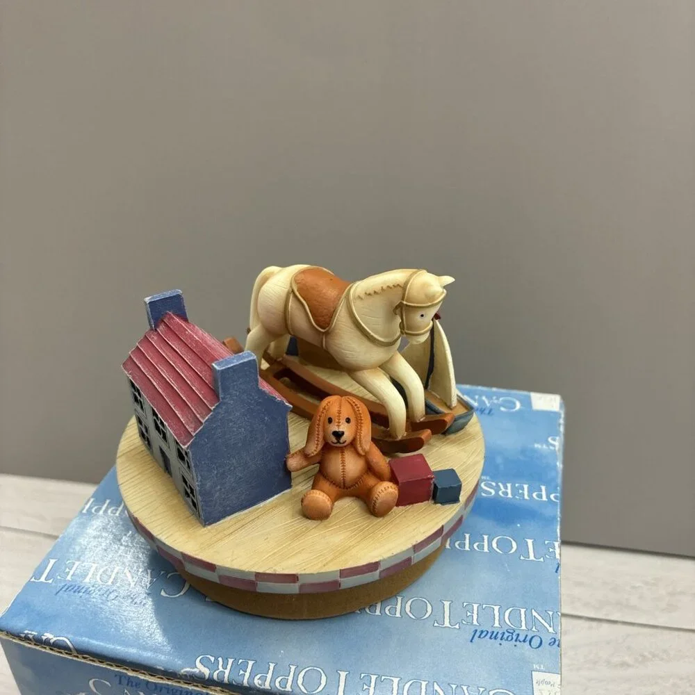 Our America Gift Antique Toys Candle Topper Vintage 2002 Americana Decor